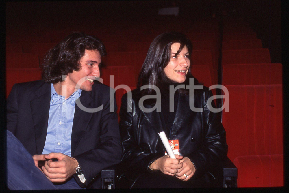 35mm vintage slide*1996 SANREMO Giovani Laura PAUSINI e Alfredo CERRUTI JR. (6)