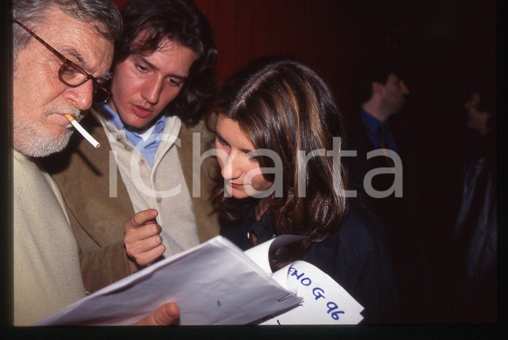 35mm vintage slide* 1996 Laura PAUSINI con Alfredo CERRUTI JR. (16)