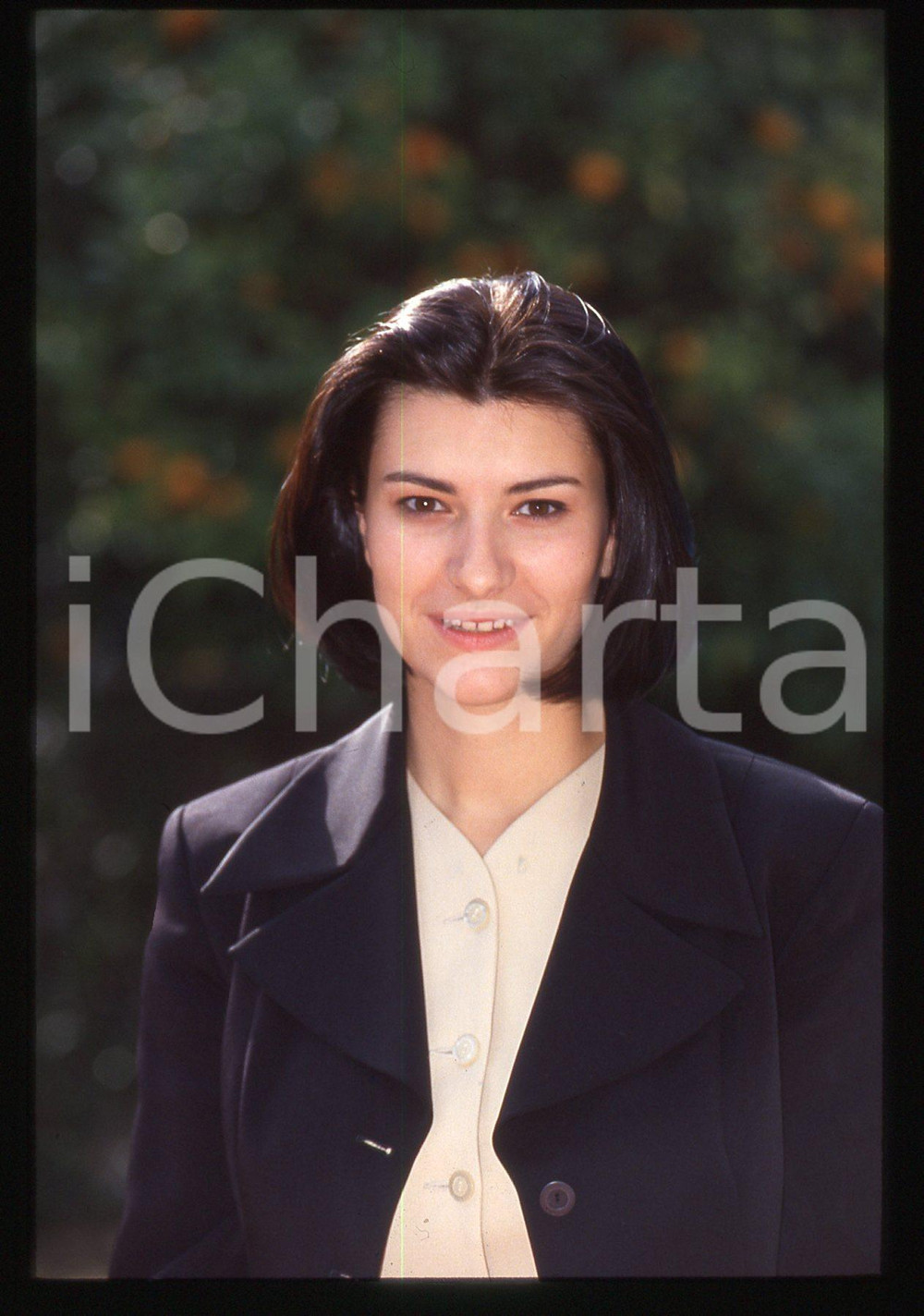 35mm vintage slide* 1994 SANREMO Ritratto di Laura PAUSINI (13)
