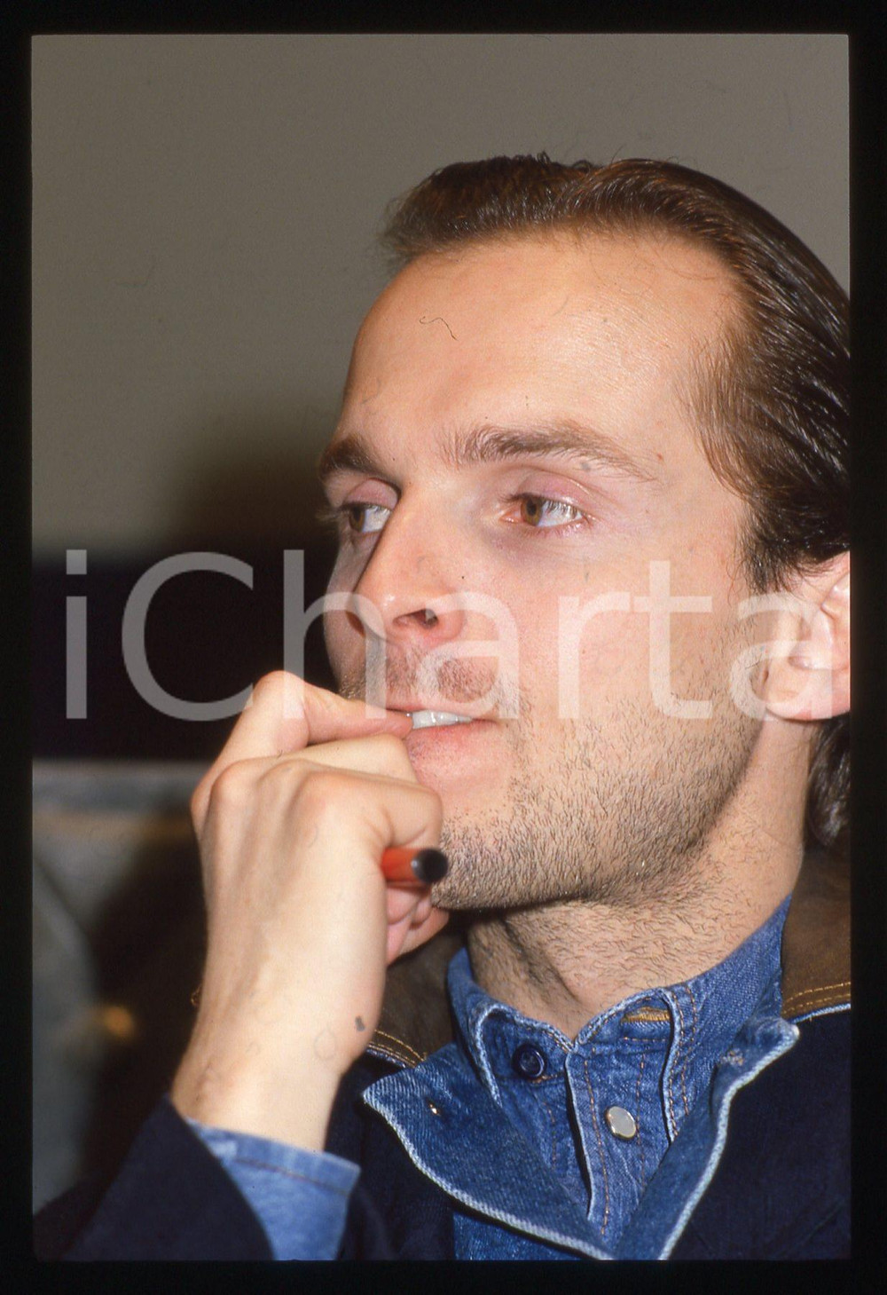 35mm vintage slide* 1990ca Miguel BOSE' ritratto