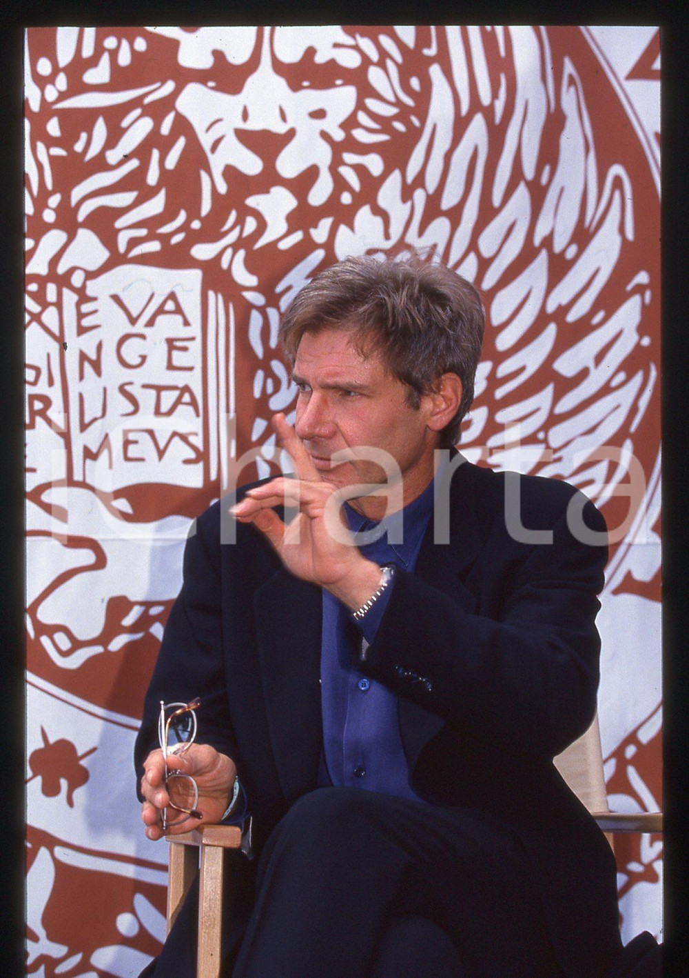 35mm vintage slide* 1993 VENEZIA Harrison FORD ritratto alla Mostra del Cinema