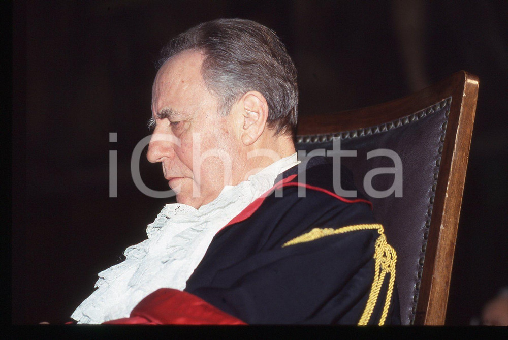 35mm vintage slide* 1990ca Carlo Azeglio CIAMPI ritratto
