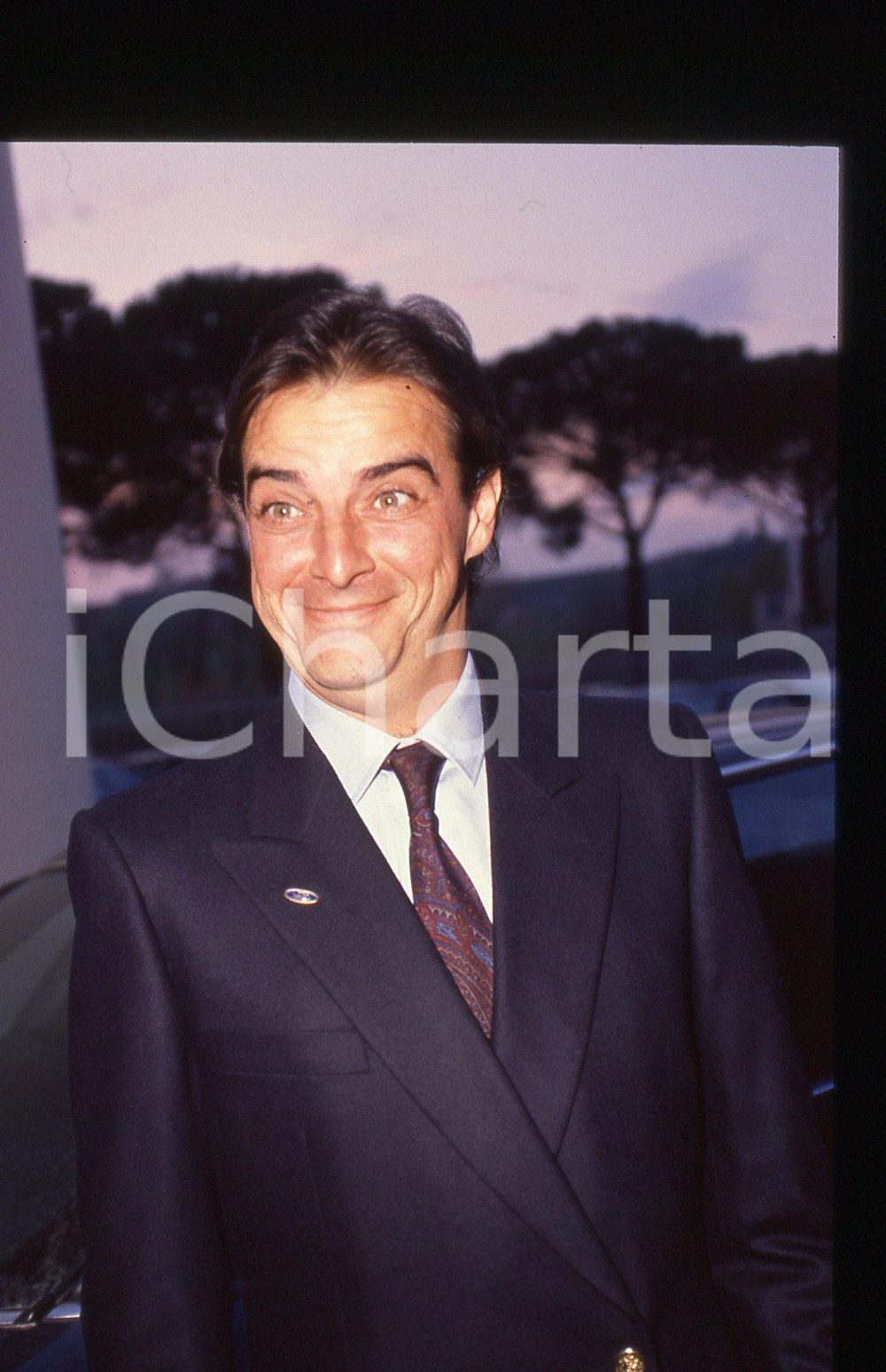 35mm vintage slide* 1990ca Alessandro NANNINI ritratto
