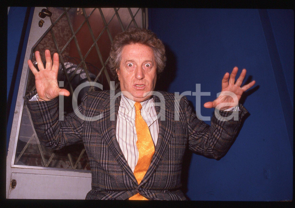 35mm vintage slide* 1990ca Gianfranco D'ANGELO ritratto