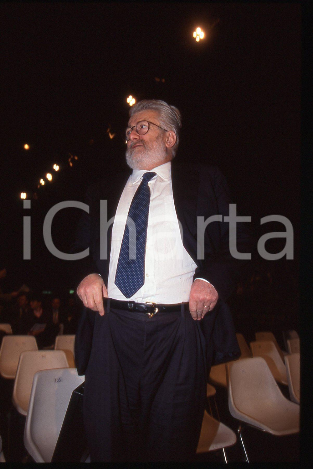 35mm vintage slide* 1995ca POLITICA - PPI Giancarlo LOMBARDI ritratto