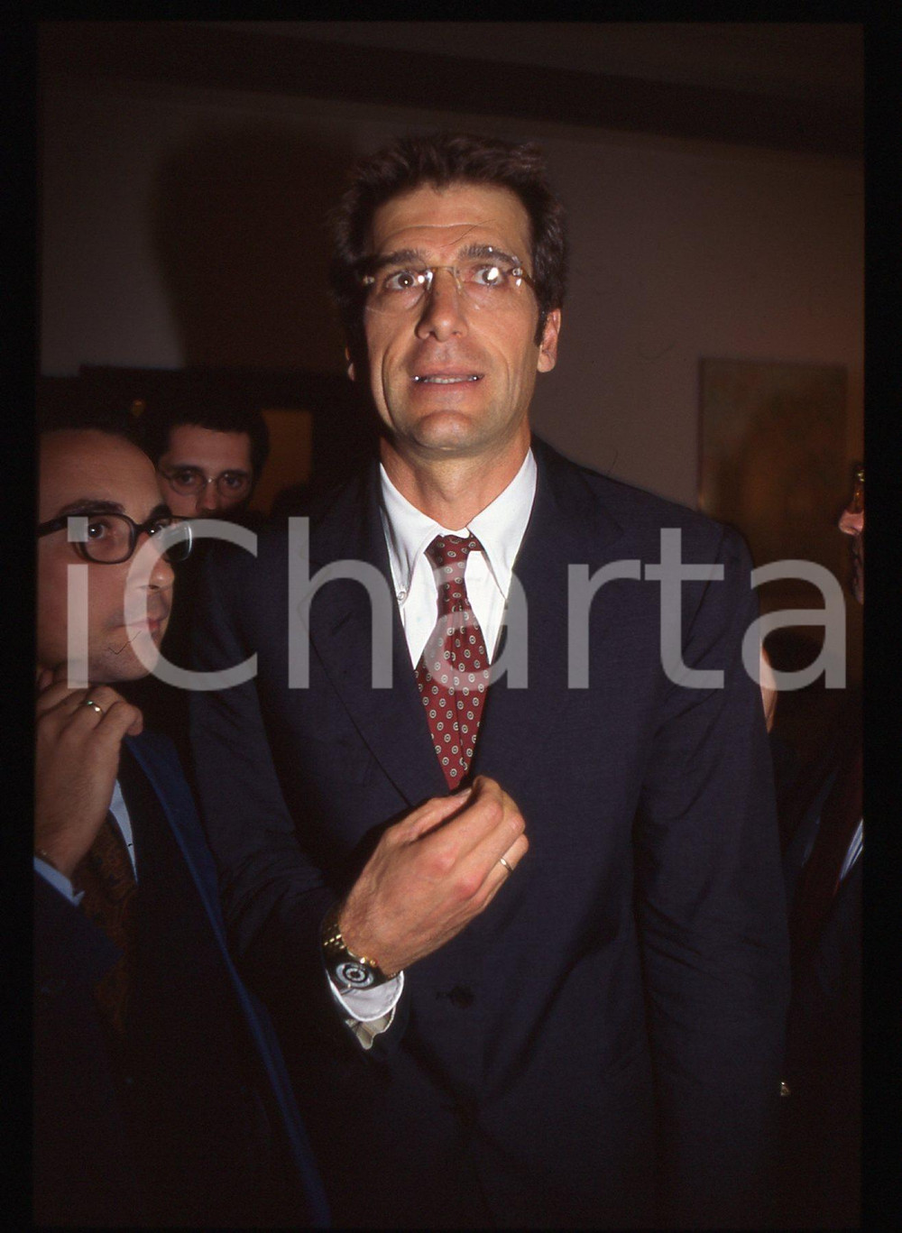 35mm vintage slide* 1990ca Guido BARILLA ritratto dell'imprenditore*