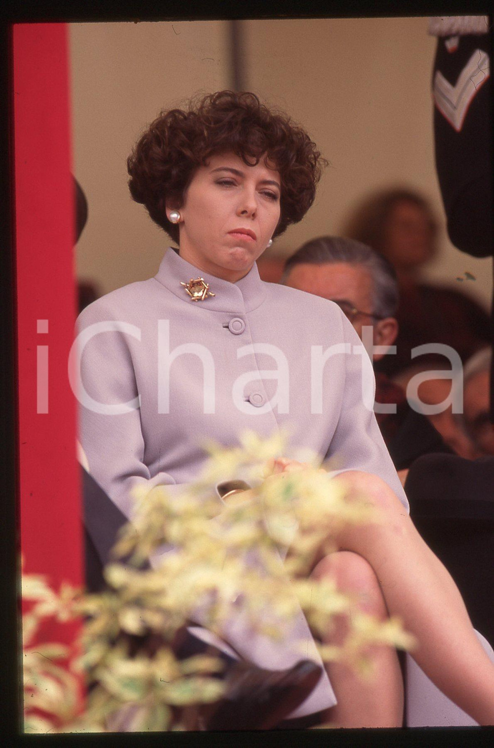 35mm vintage slide* 1990ca POLITICA - LEGA NORD Irene PIVETTI ritratto (5)