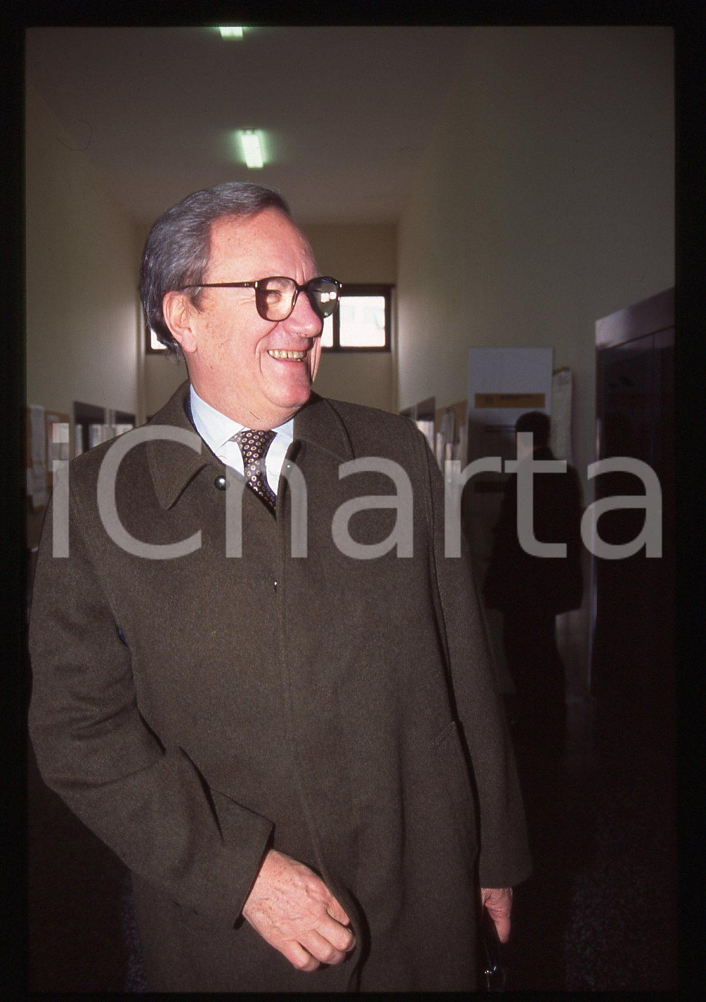 35mm vintage slide* 1990ca Guido ROSSi ritratto dell'avvocato *