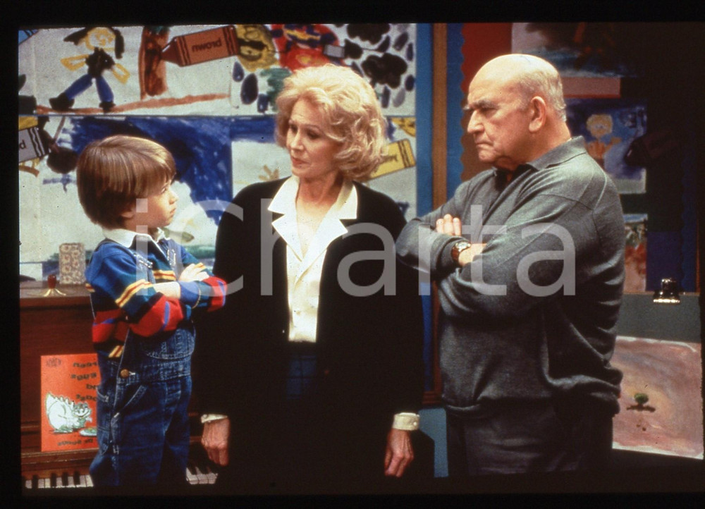 35mm vintage slide* 1994 Serie TV THUNDER ALLEY Haley Joel OSMENT e Edward ASNER