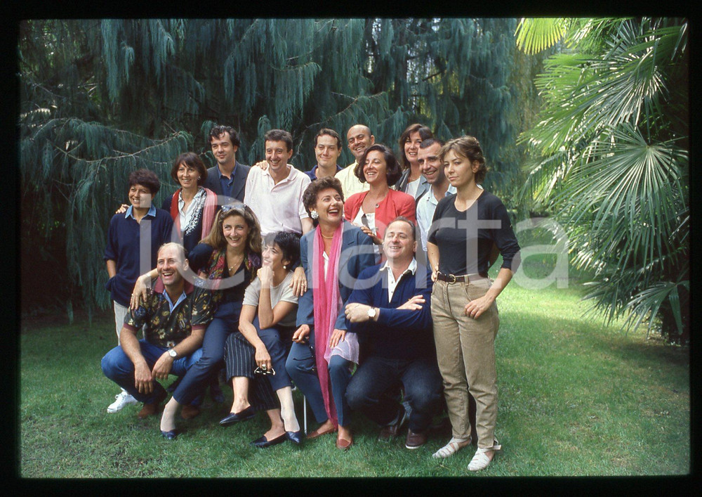 35mm vintage slide* 1993 AVANZI RAI 3 Serena DANDINI e Maurizio CROZZA