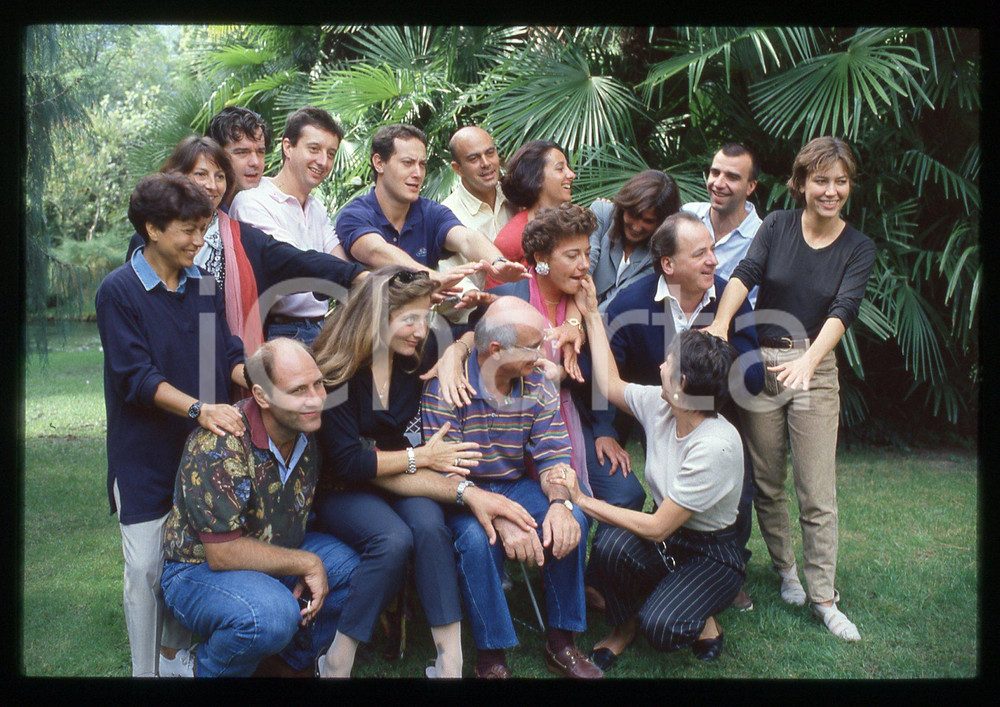 35mm vintage slide* 1993 AVANZI RAI 3 Serena DANDINI con Corrado GUZZANTI