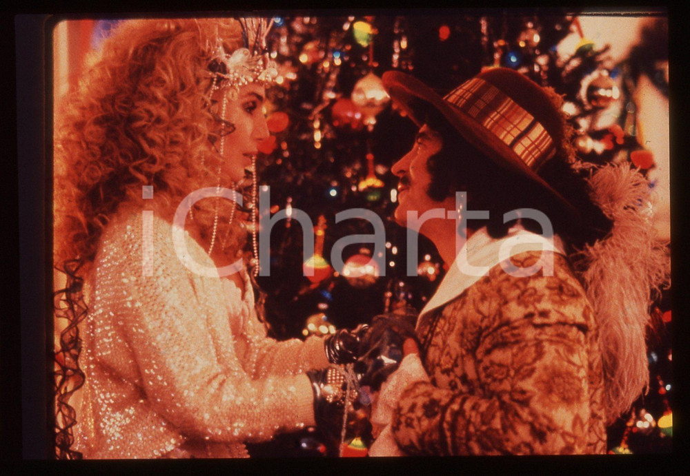 35mm vintage slide* 1990 MERMAIDS - CHER e Bob HOSKINS in una scena del film *