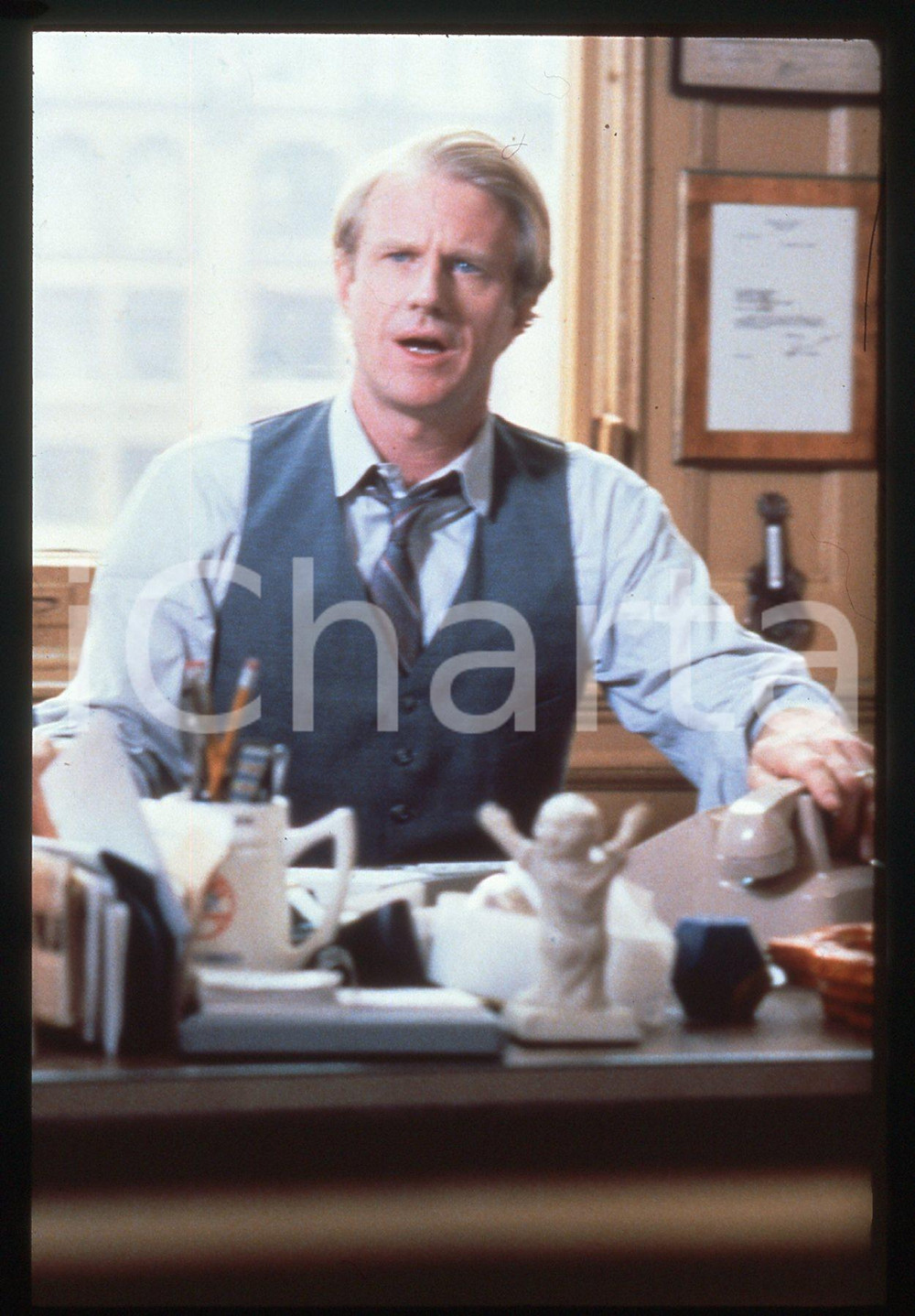 35mm vintage slide* 1989 SHE DEVIL- Ed BEGLEY JR in una scena del film