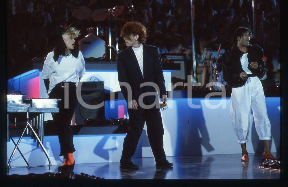 35mm vintage slide* 1984 Saint Vincent Estate THOMPSON TWINS in concerto (2)