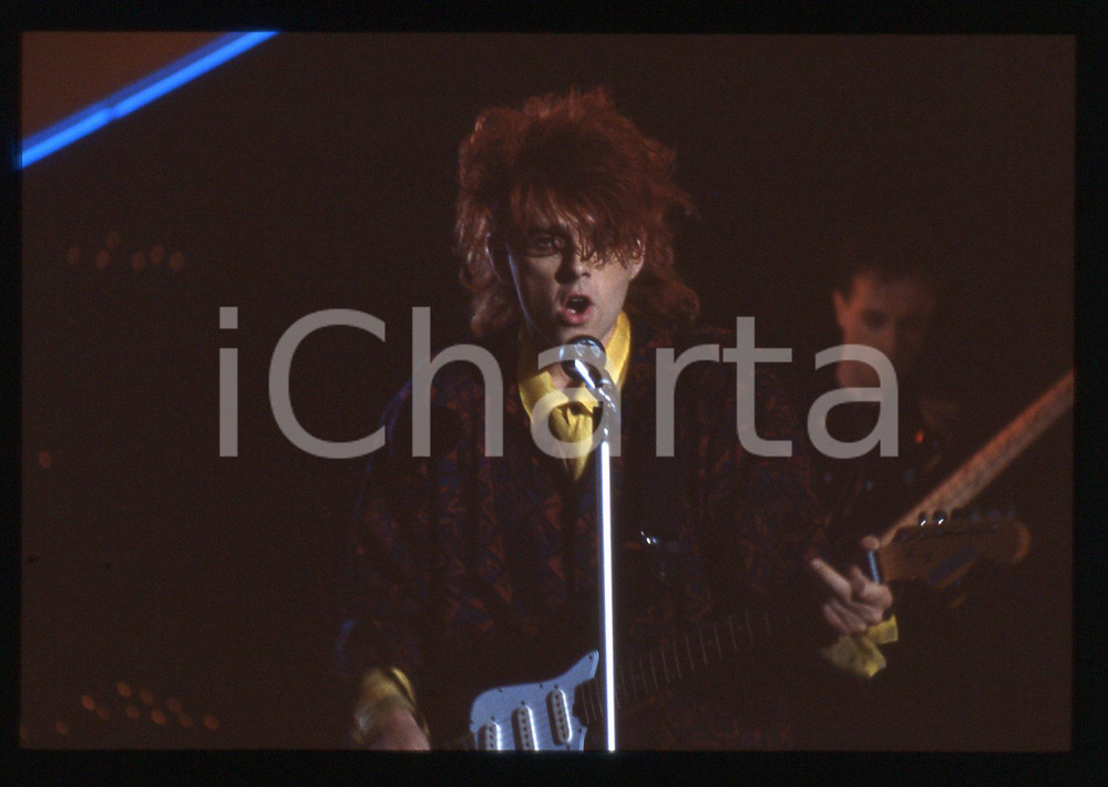 35mm vintage slide* 1985 Riva del Garda THOMPSON TWINS - Tom BAILEY il cantante
