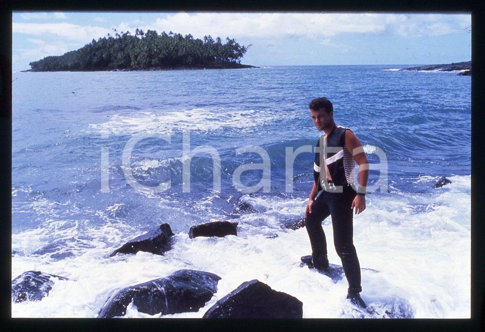 35mm vintage slide* 1985ca Axel BAUER ritratto del cantante