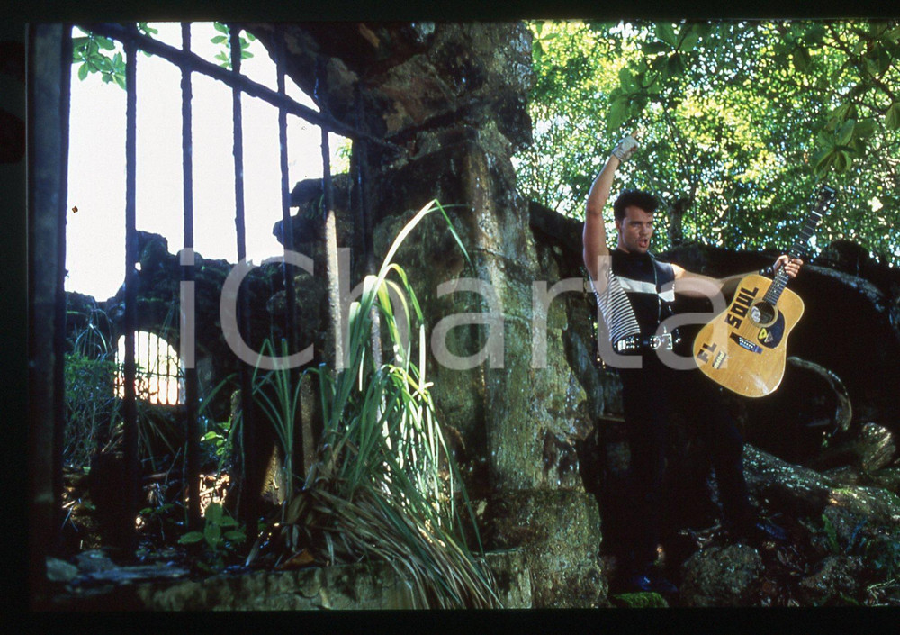35mm vintage slide* 1985ca Axel BAUER ritratto del cantante (10)