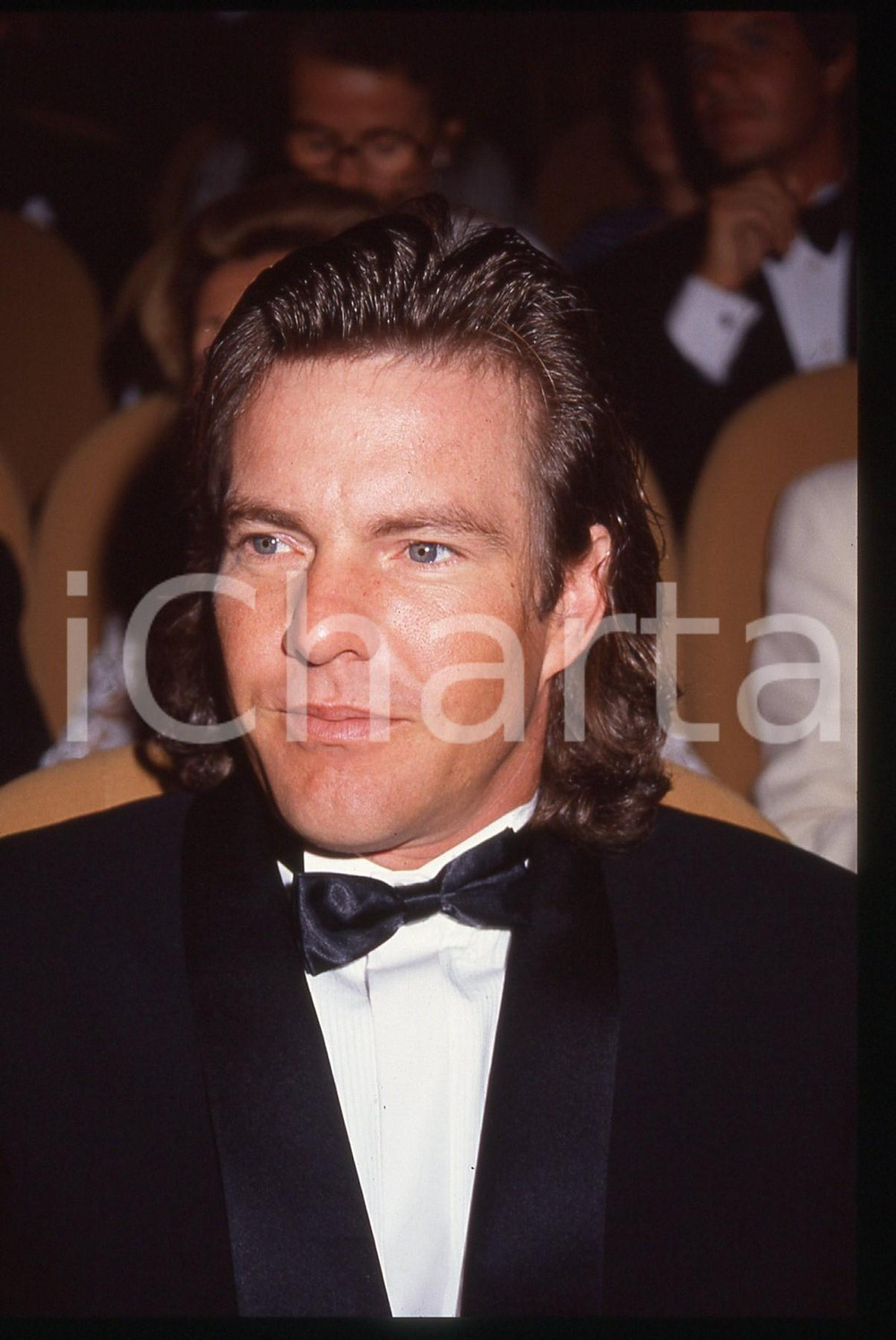 35mm vintage slide* 1990 VENEZIA Festival del Cinema Dennis QUAID ritratto
