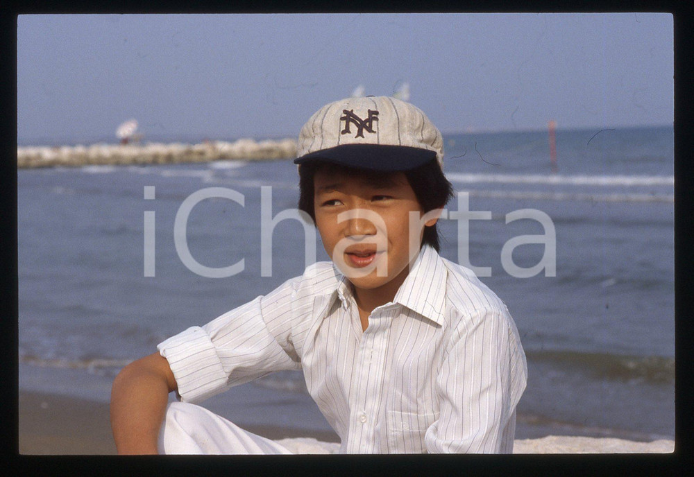 35mm vintage slide* 1985ca CINEMA - Jonathan KE QUAN ritratto dell'attore (9)