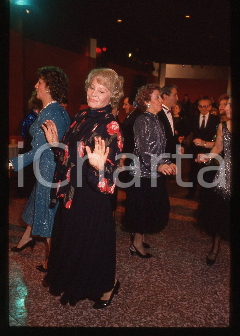 35mm vintage slide* 1985ca ROMA Ingrid THULIN ritratto dell'attrice