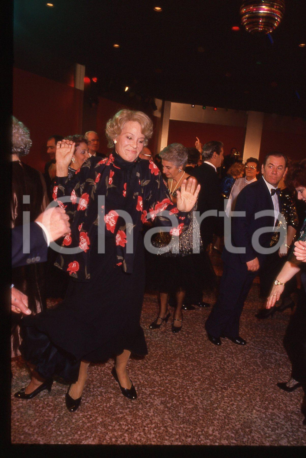 35mm vintage slide* 1985ca ROMA Ingrid THULIN ritratto dell'attrice (2)
