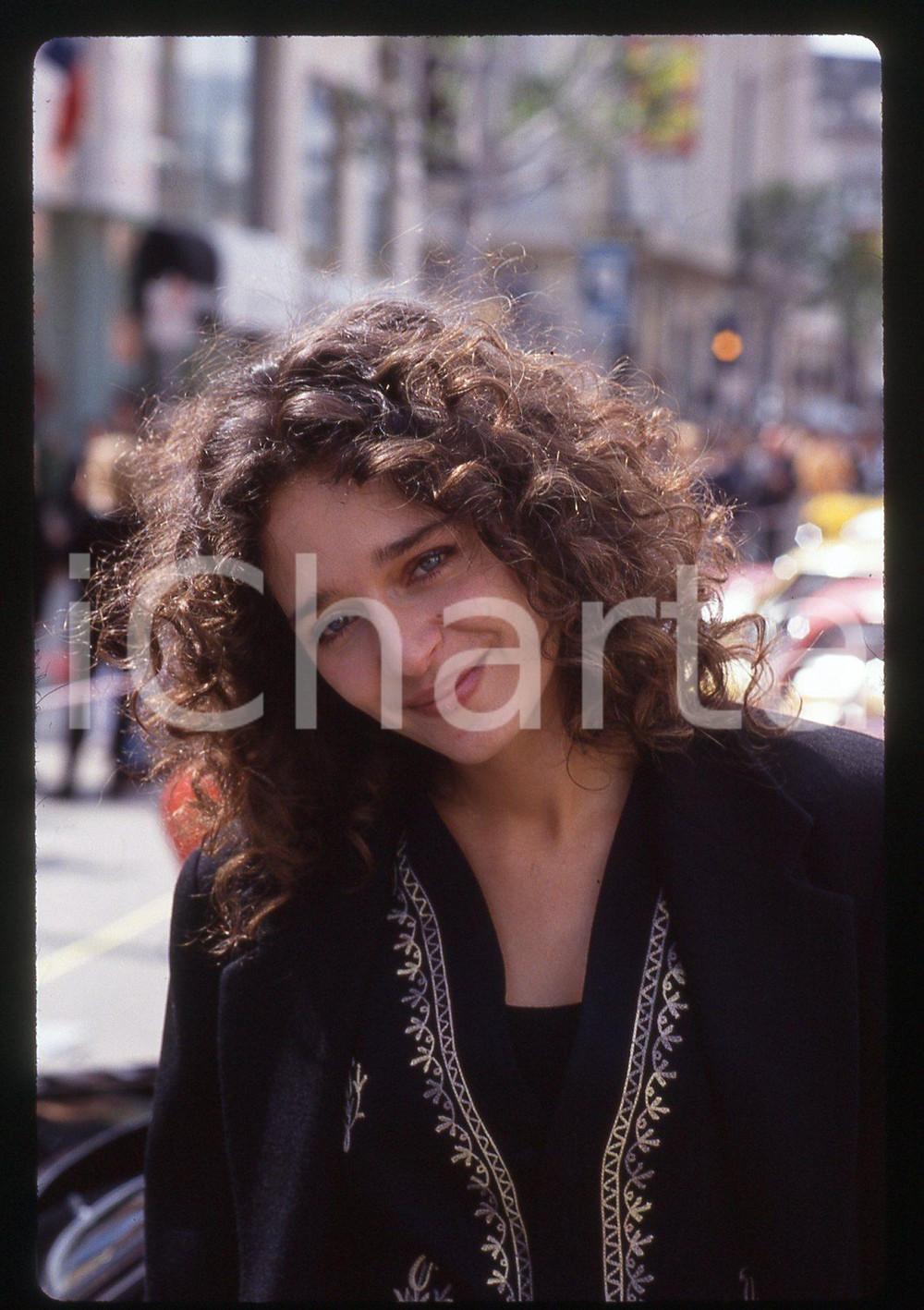 35mm vintage slide* 1990ca CINEMA Valeria GOLINO ritratto dell'attrice (2)