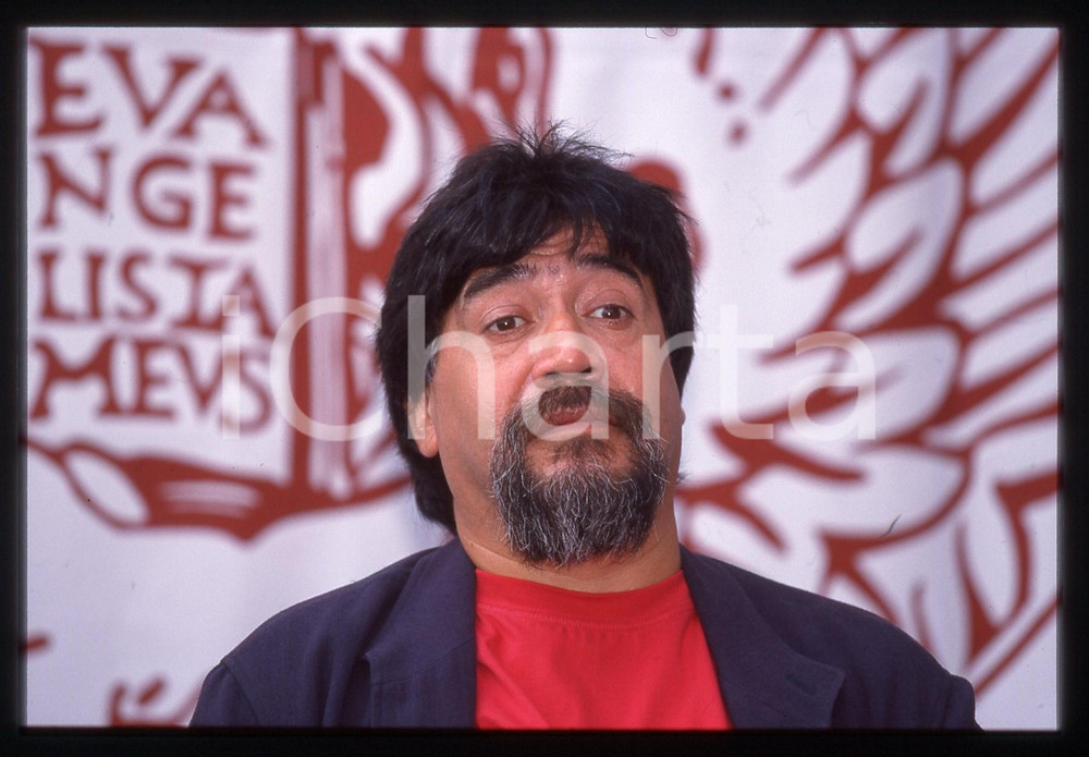 35mm vintage slide* 1998 VENEZIA Festival del Cinema Luis SEPULVEDA ritratto (3)