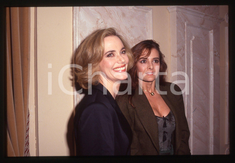 35mm vintage slide* 1992 CINEMA - Peggy LIPTON e Fabiana UDENIO ritratto attrici