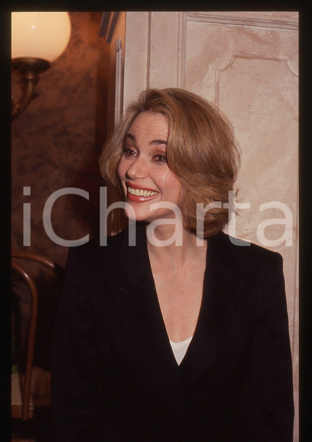35mm vintage slide* 1992 CINEMA - Peggy LIPTON ritratto dell'attrice