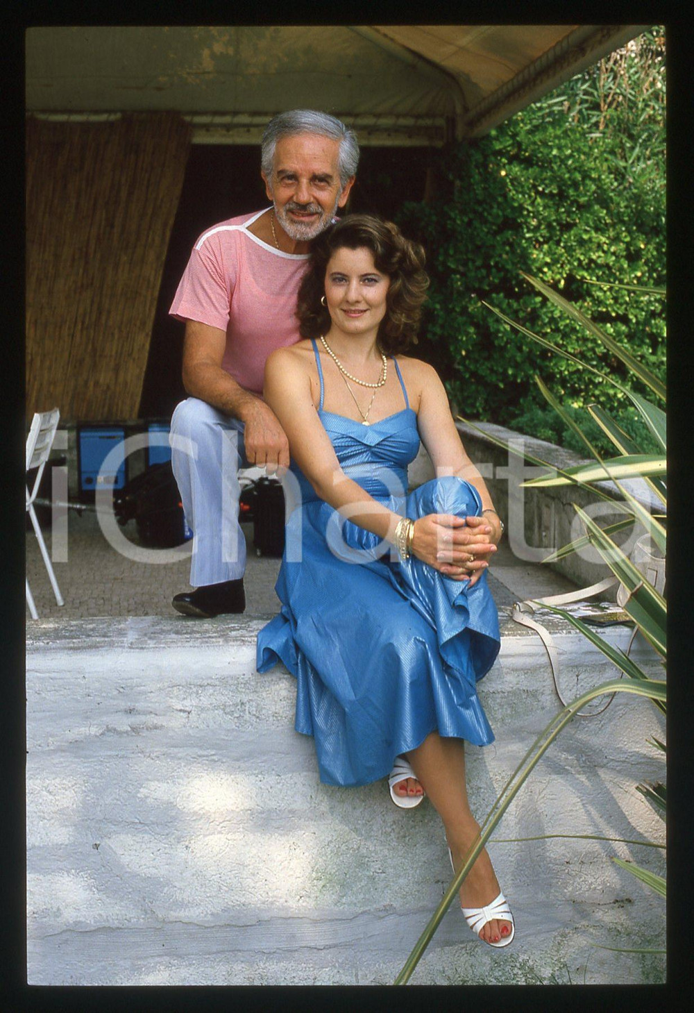 35mm vintage slide* 1990ca CINEMA - Riccardo CUCCIOLLA con Alida SESSA