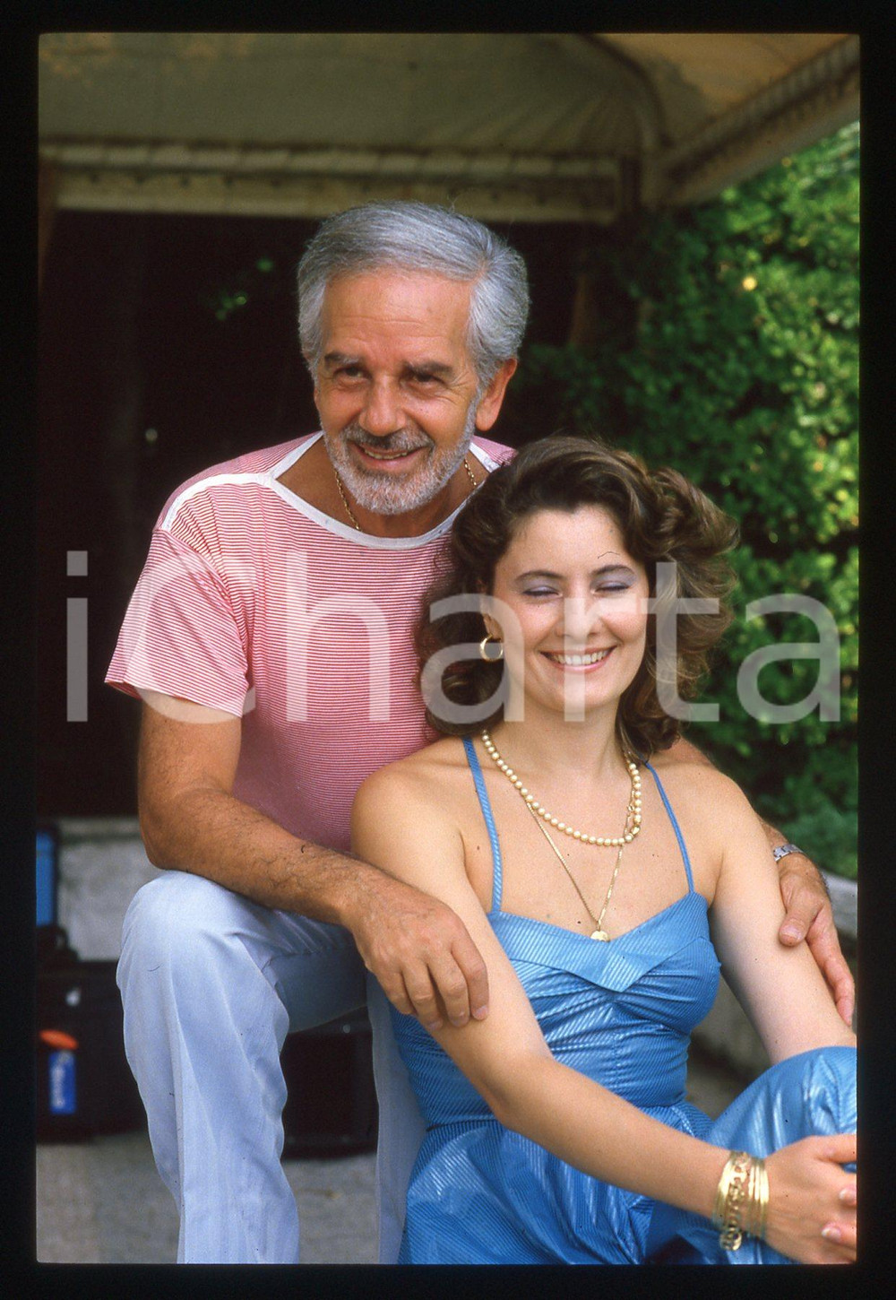 35mm vintage slide* 1990ca CINEMA - Riccardo CUCCIOLLA con Alida SESSA (4)