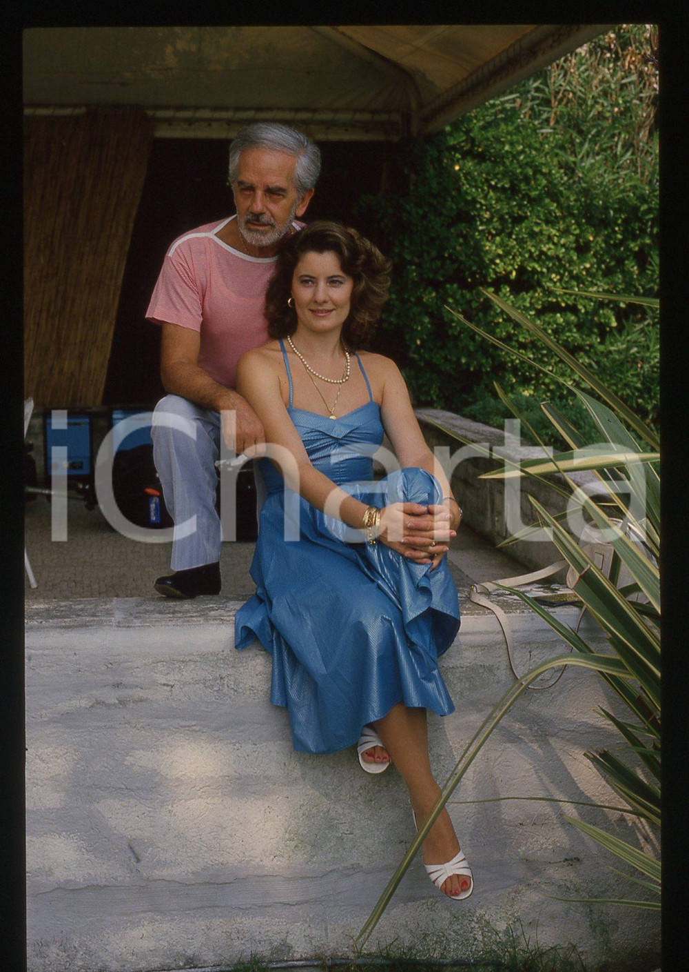 35mm vintage slide* 1990ca CINEMA - Riccardo CUCCIOLLA con Alida SESSA (7)