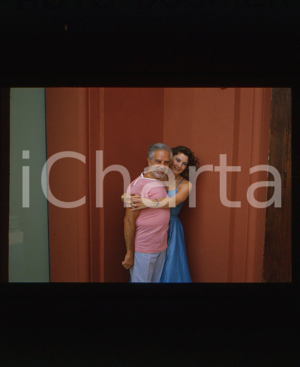 35mm vintage slide* 1990ca CINEMA - Riccardo CUCCIOLLA con Alida SESSA (11)