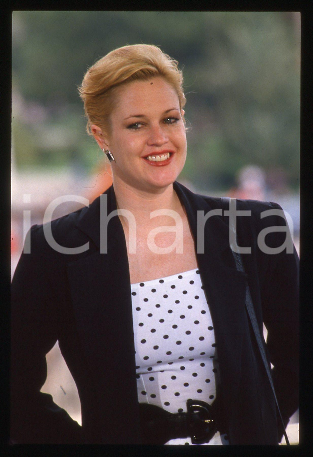 35mm vintage slide* 1988 CANNES Festival del Cinema Melanie GRIFFITH ritratto