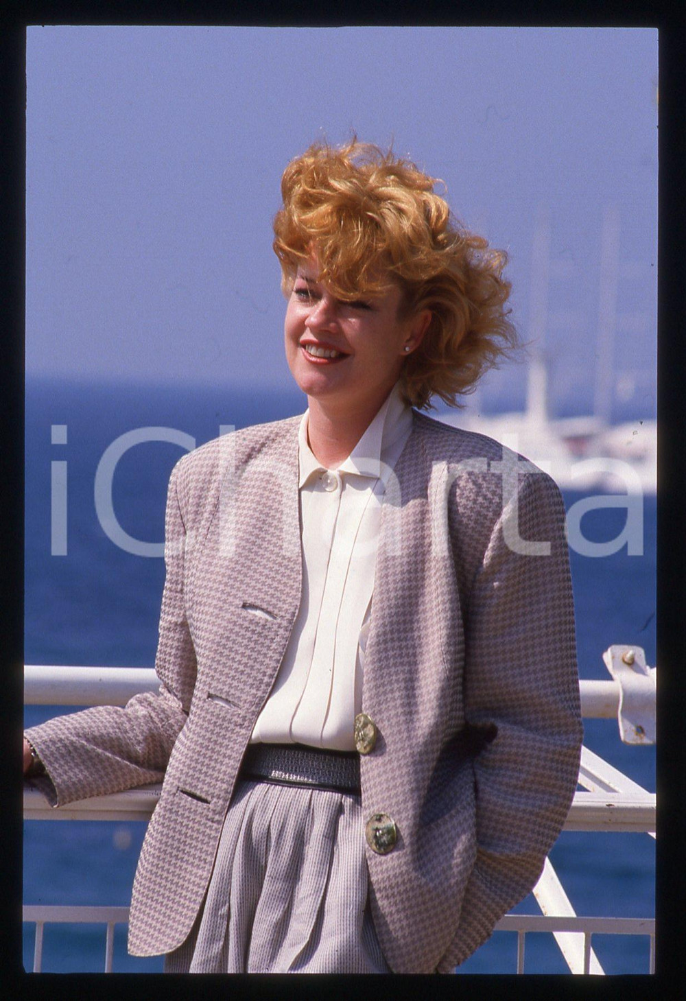 35mm vintage slide* 1988 CANNES Melanie GRIFFITH ritratto dell'attrice