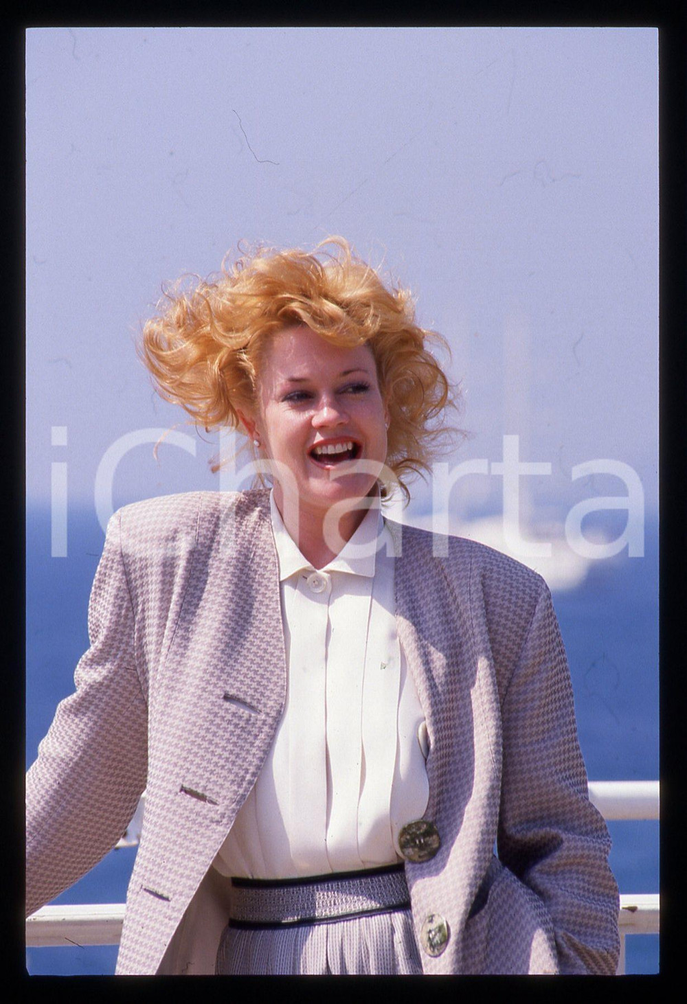 35mm vintage slide* 1988 CANNES Melanie GRIFFITH ritratto dell'attrice (2)