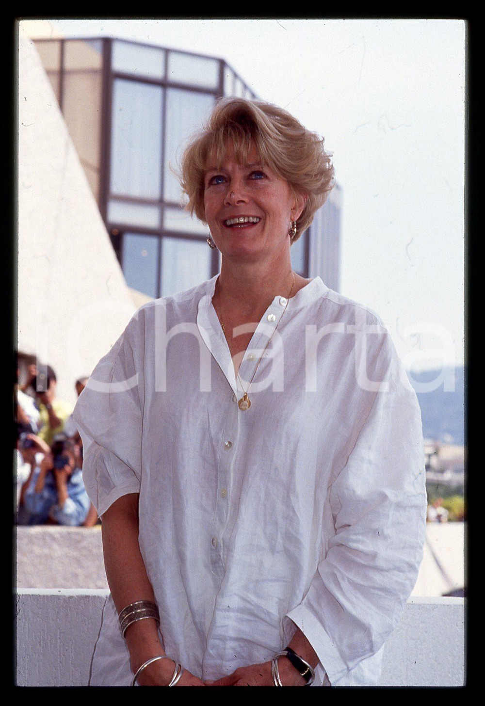 35mm vintage slide* 1990ca Vanessa REDGRAVE ritratto dell'attrice (4)