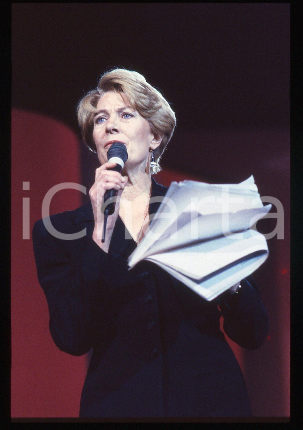 35mm vintage slide* 1990ca Vanessa REDGRAVE ritratto dell'attrice (6)