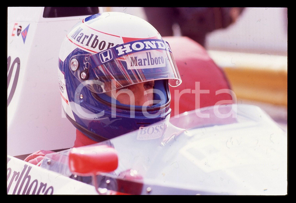 35mm vintage slide* 1989 FORMULA 1 - Alain PROST su MCLAREN MP 4/5
