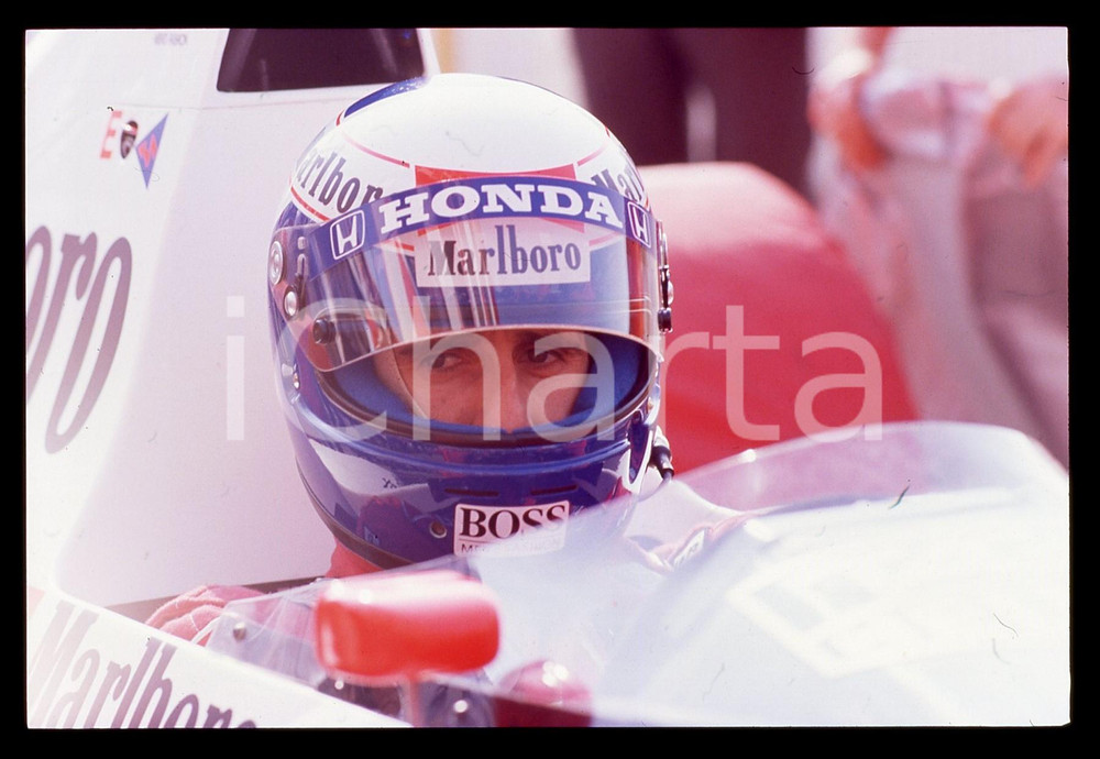 35mm vintage slide* 1989 FORMULA 1 - Alain PROST su MCLAREN MP 4/5 (2)