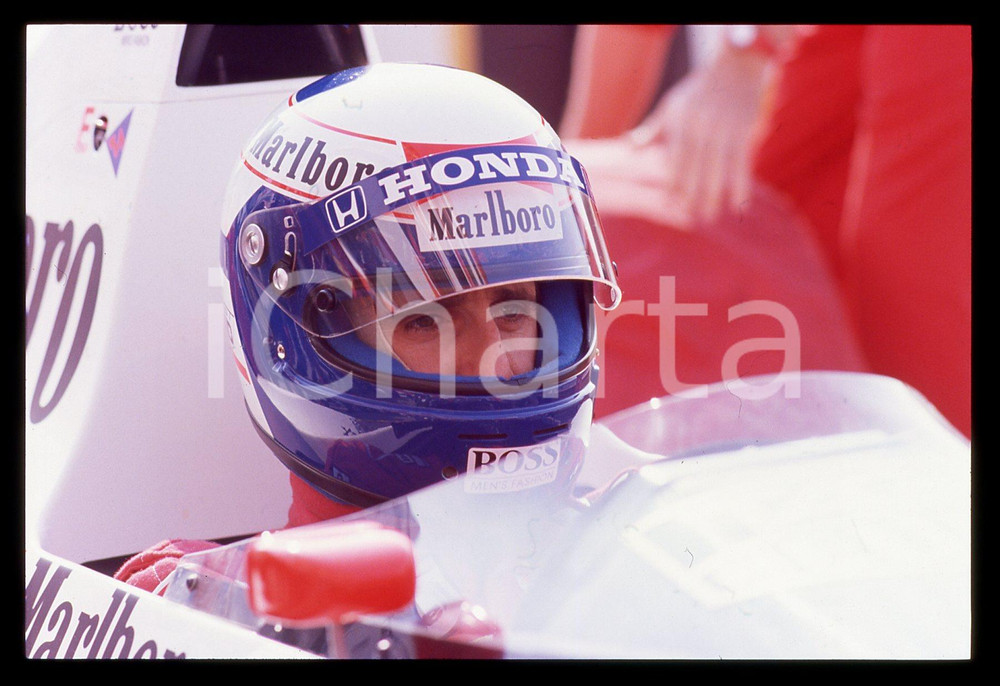 35mm vintage slide* 1989 FORMULA 1 - Alain PROST su MCLAREN MP 4/5 (4)
