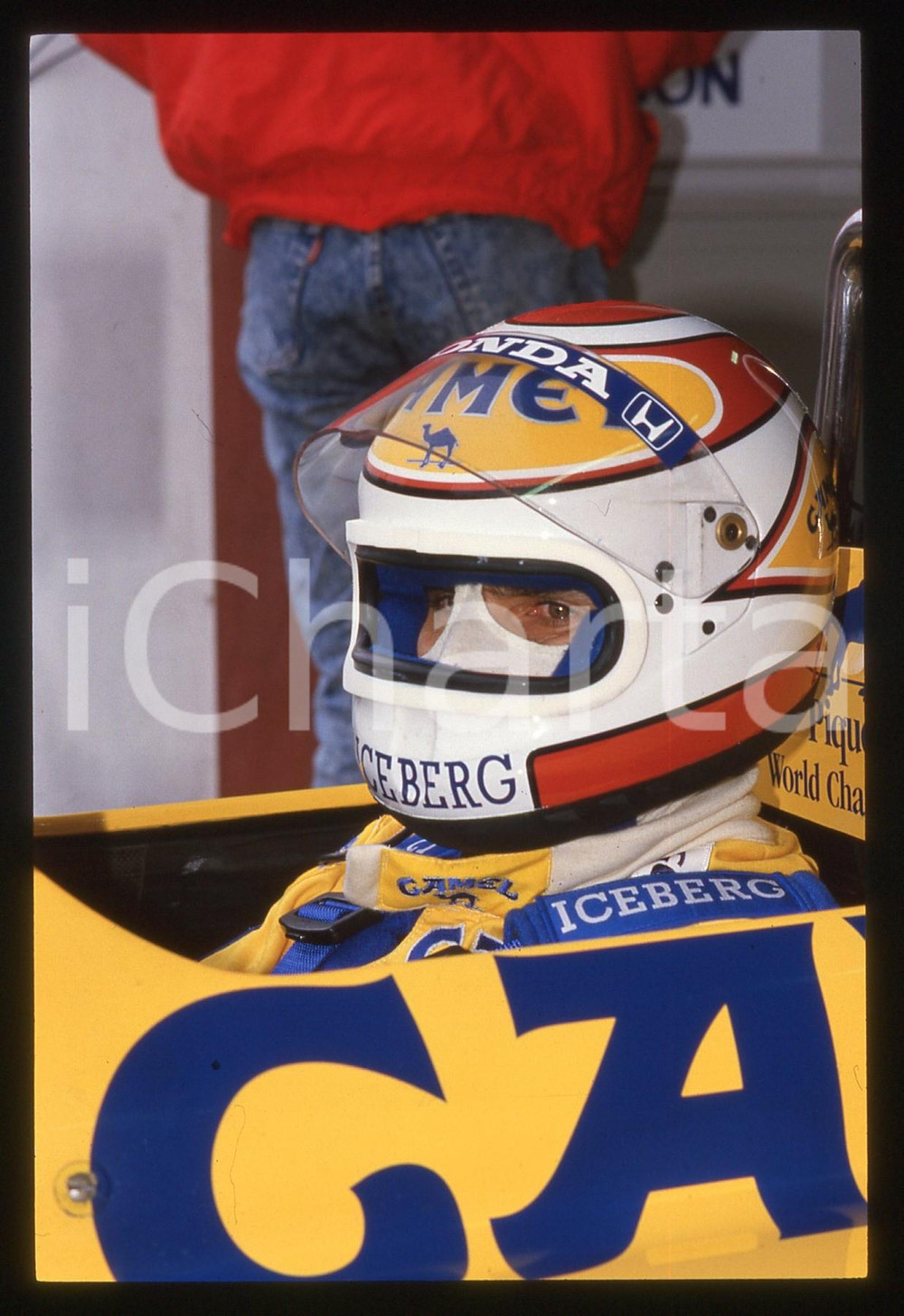 35mm vintage slide* 1988 FORMULA 1 - Nelson PIQUET a bordo della LOTUS 100T (5)