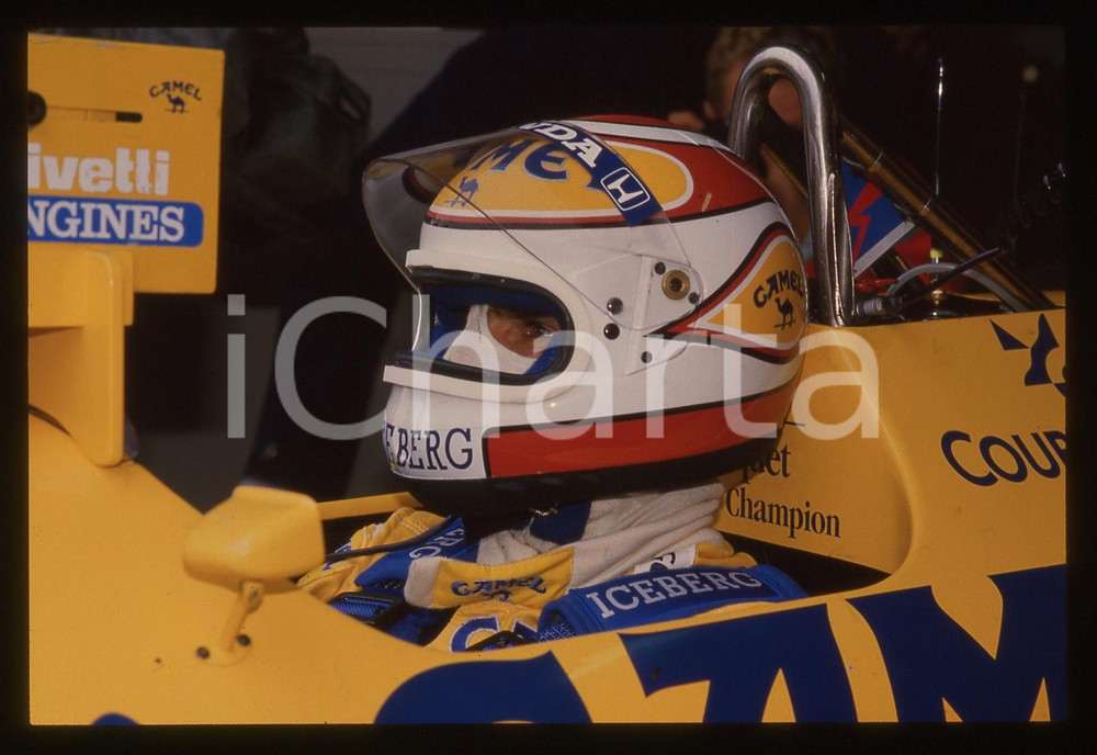 35mm vintage slide* 1988 FORMULA 1 - Nelson PIQUET a bordo della LOTUS 100T (7)
