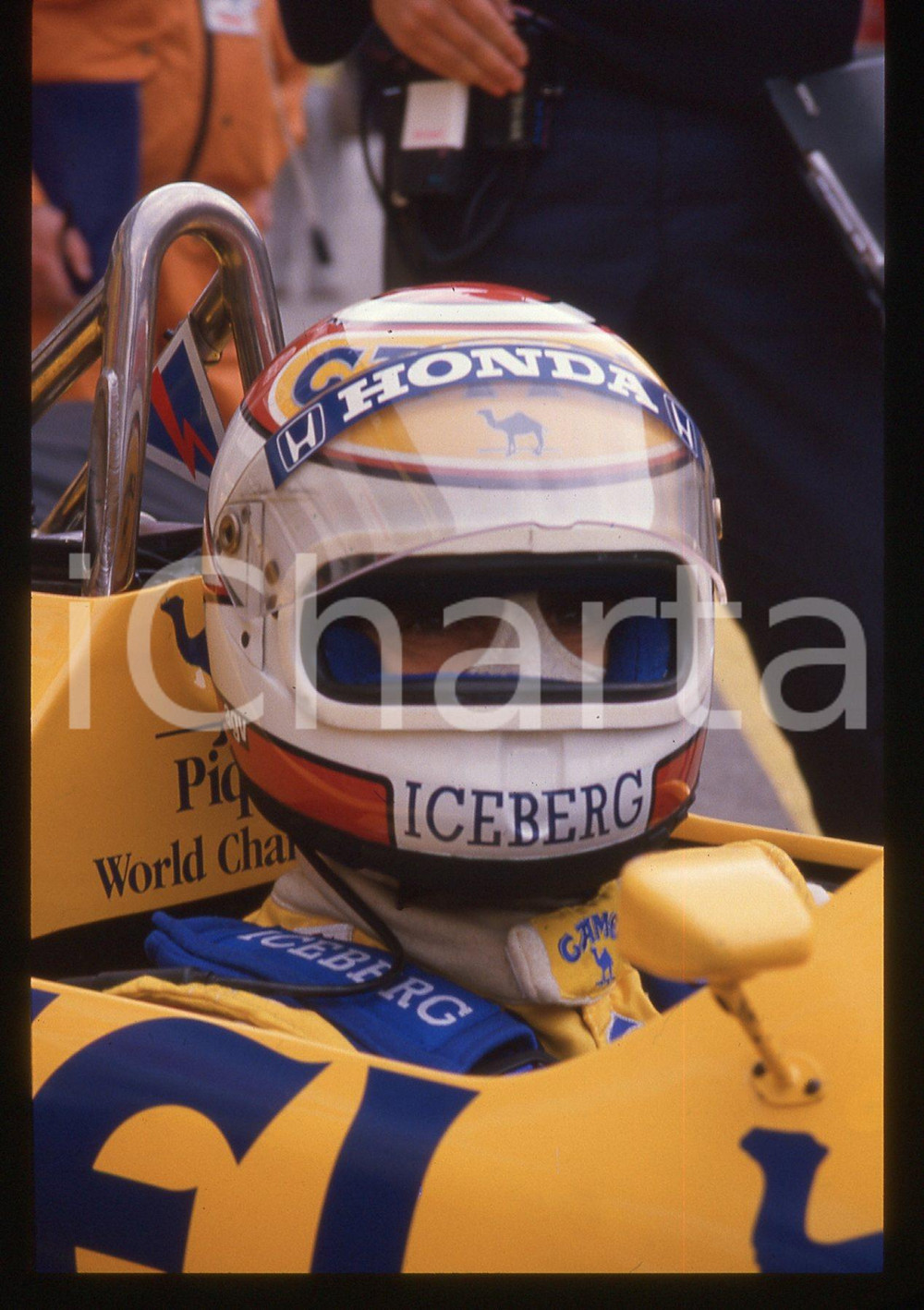 35mm vintage slide* 1988 FORMULA 1 - Nelson PIQUET a bordo della LOTUS 100T (9)