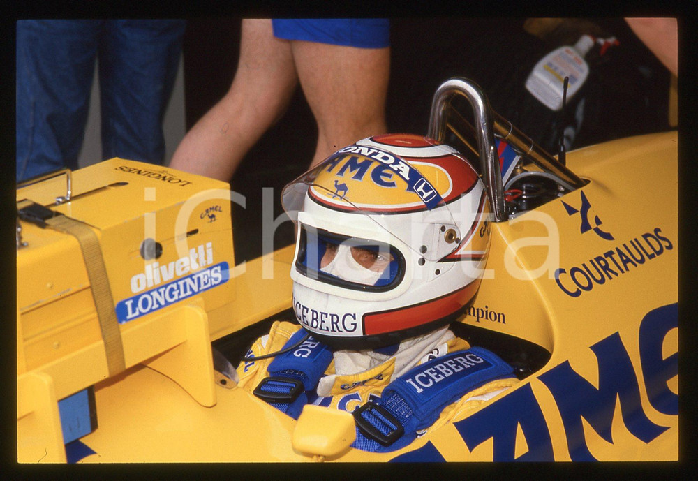 35mm vintage slide* 1988 FORMULA 1 - Nelson PIQUET a bordo della LOTUS 100T (10)