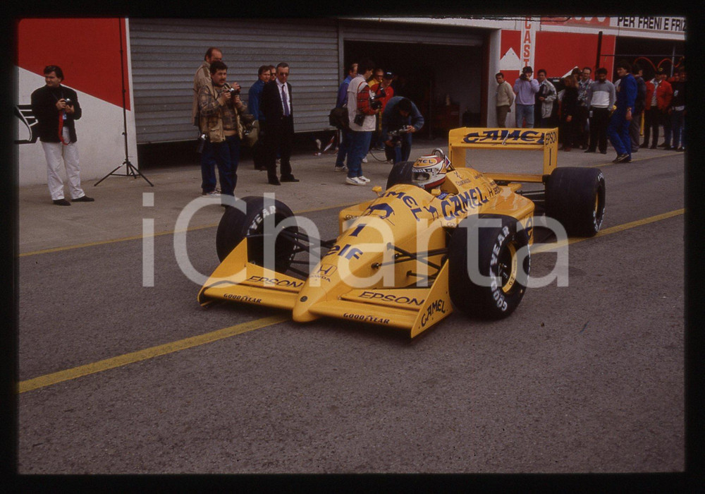 35mm vintage slide* 1988 FORMULA 1 - Nelson PIQUET a bordo della LOTUS 100T (13)