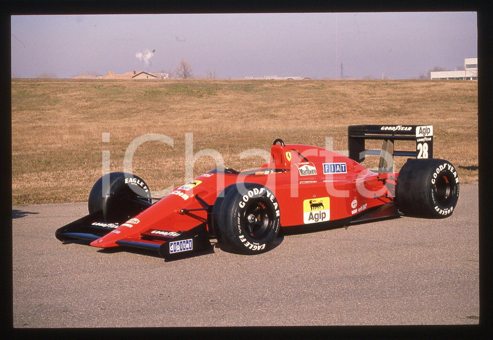35mm vintage slide* 1989 FIORANO MODENESE - FERRARI 640 F1 *