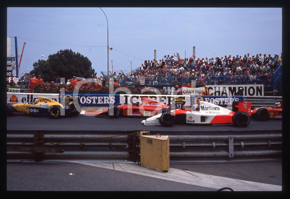 35mm vintage slide* 1992 Montecarlo F1 FERRARI e MCLAREN a Gran Premio MONACO