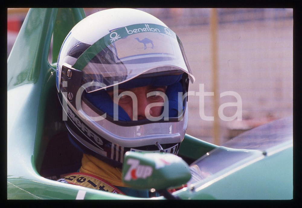35mm vintage slide* 1988 FORMULA 1 - Alessandro NANNINI su BENETTON B188 (3)