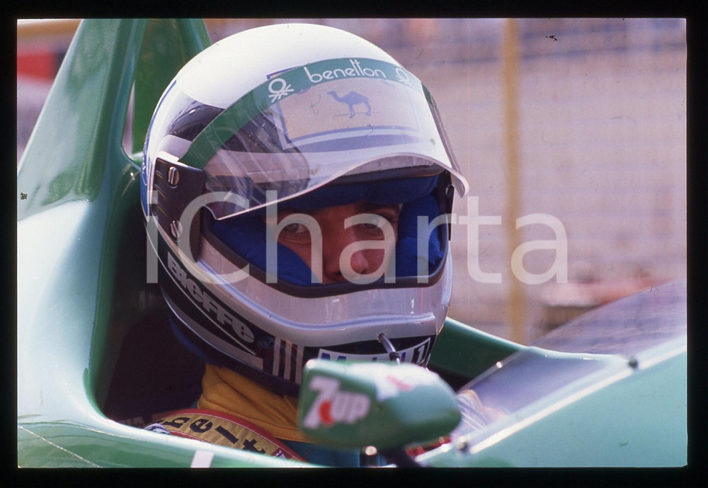 35mm vintage slide* 1988 FORMULA 1 - Alessandro NANNINI su BENETTON B188 (5)